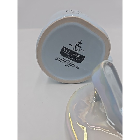 Rae Dunn Disney Princess Iridescent‎ Cinderella Bibbidi Bobbidi Boo Topper Mug - Picture 7 of 8